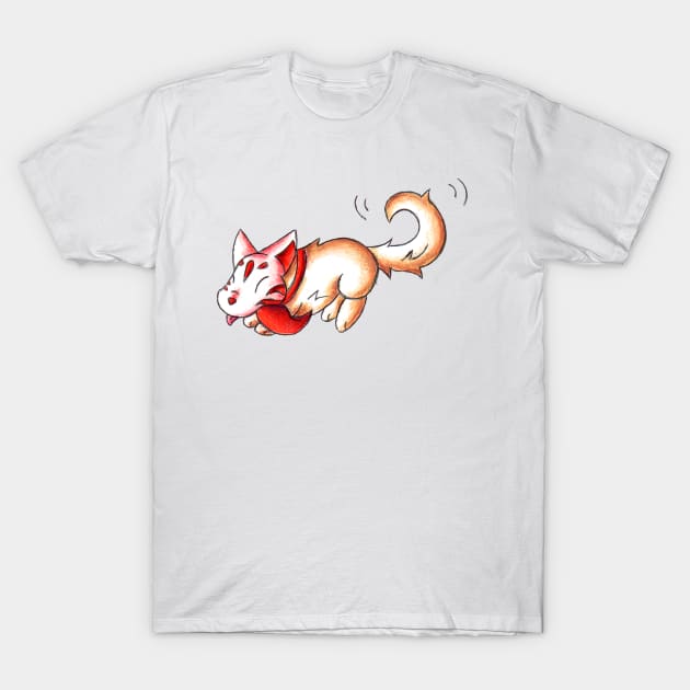 Kabuki Inu T-Shirt by KristenOKeefeArt